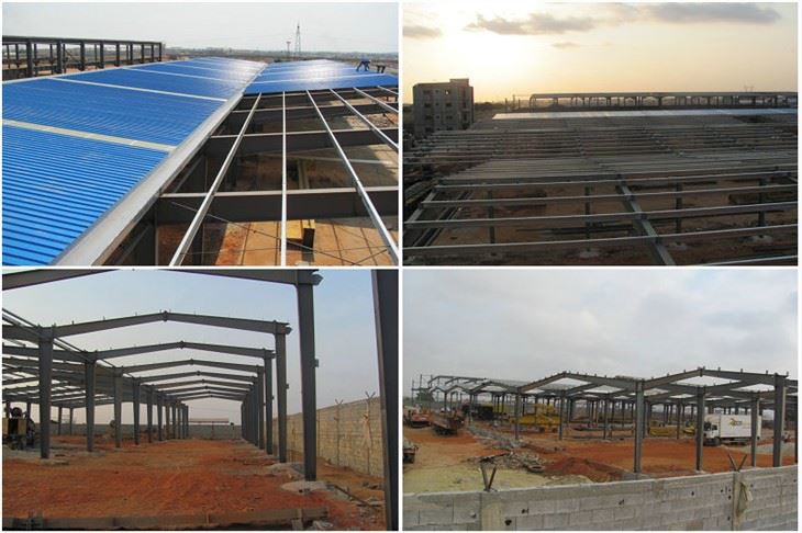 Cadre de structure en acier préfabriqué /hangar/cintre/atelier /bâtiment